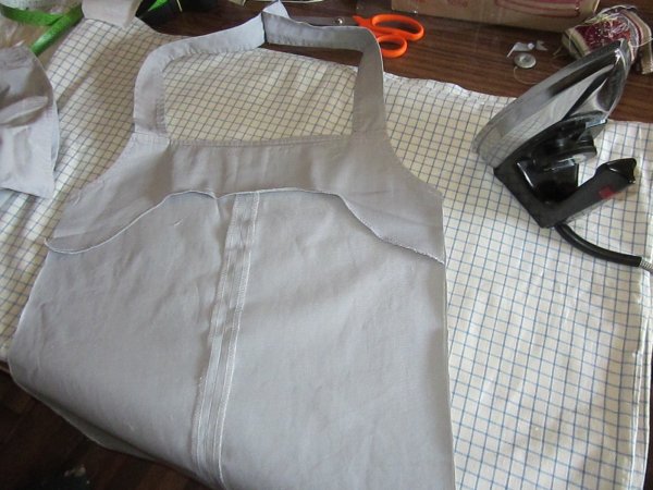 Szabás után vasalás